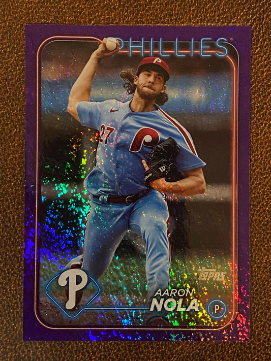Aaron Nola - 2024 Topps Series 2 - Purple /799 - Phillies