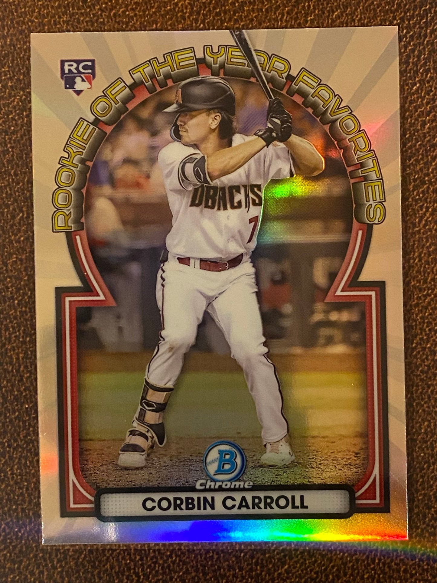 Corbin Carroll - 2023 Bowman - Rookie of the Year Favorites - Diamondbacks