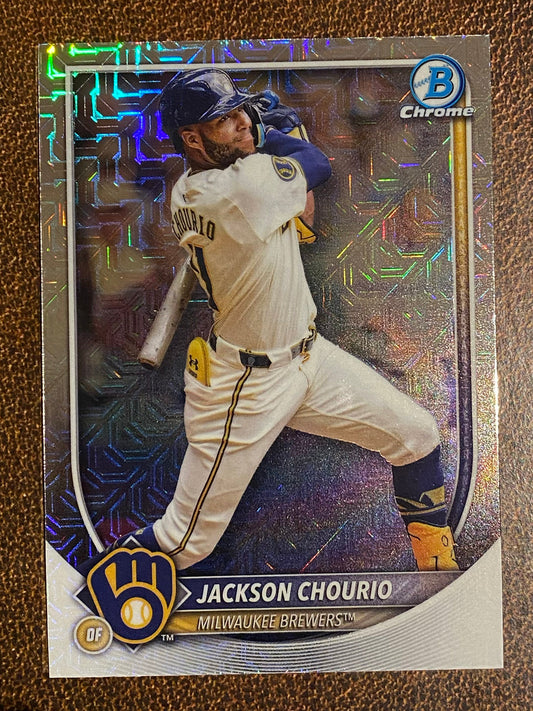 Jackson Chourio - 2025 Bowman - Mojo Refractor - Brewers