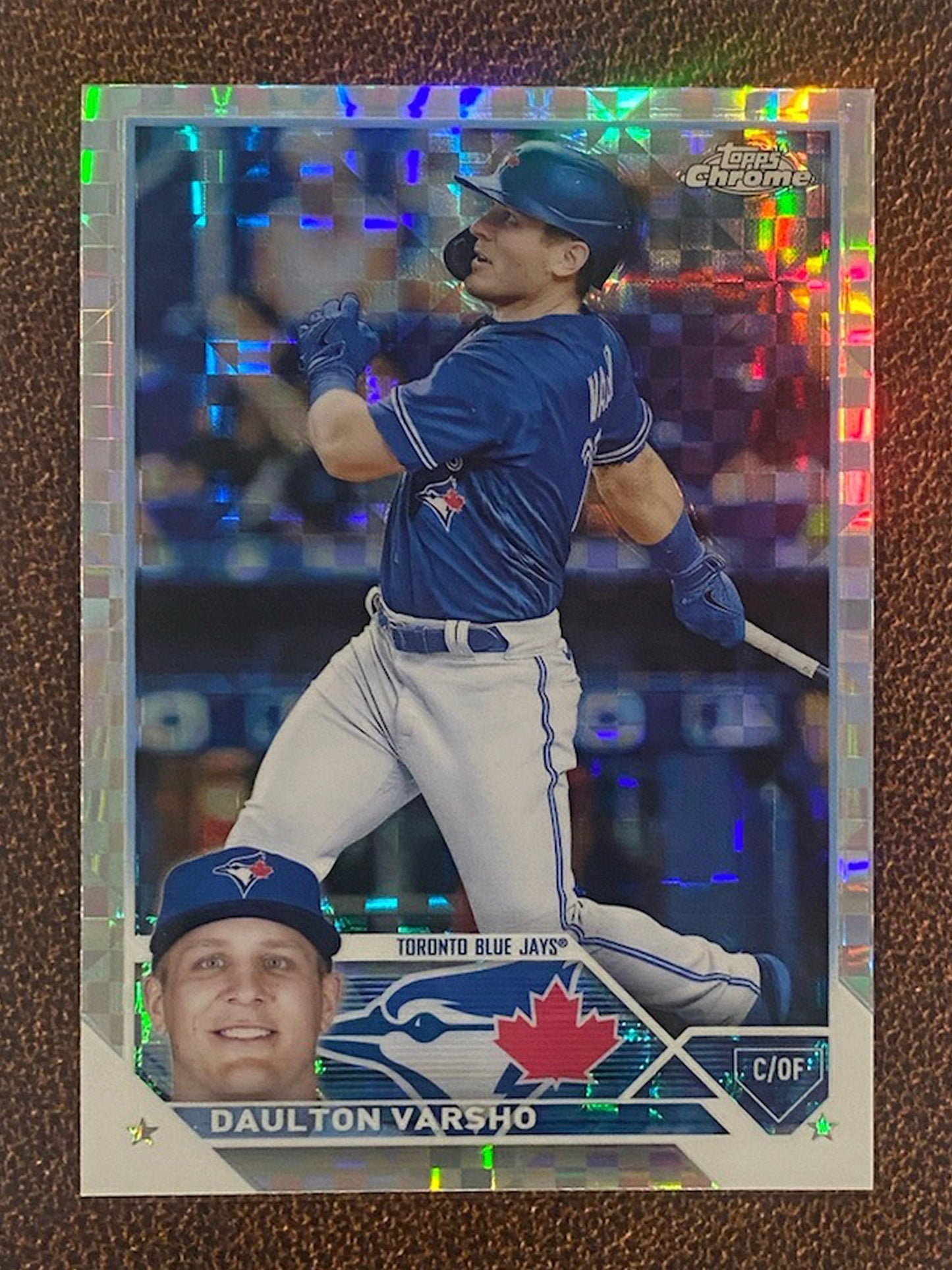 Daulton Varsho - 2023 Topps Chrome - XFractors - Blue Jays