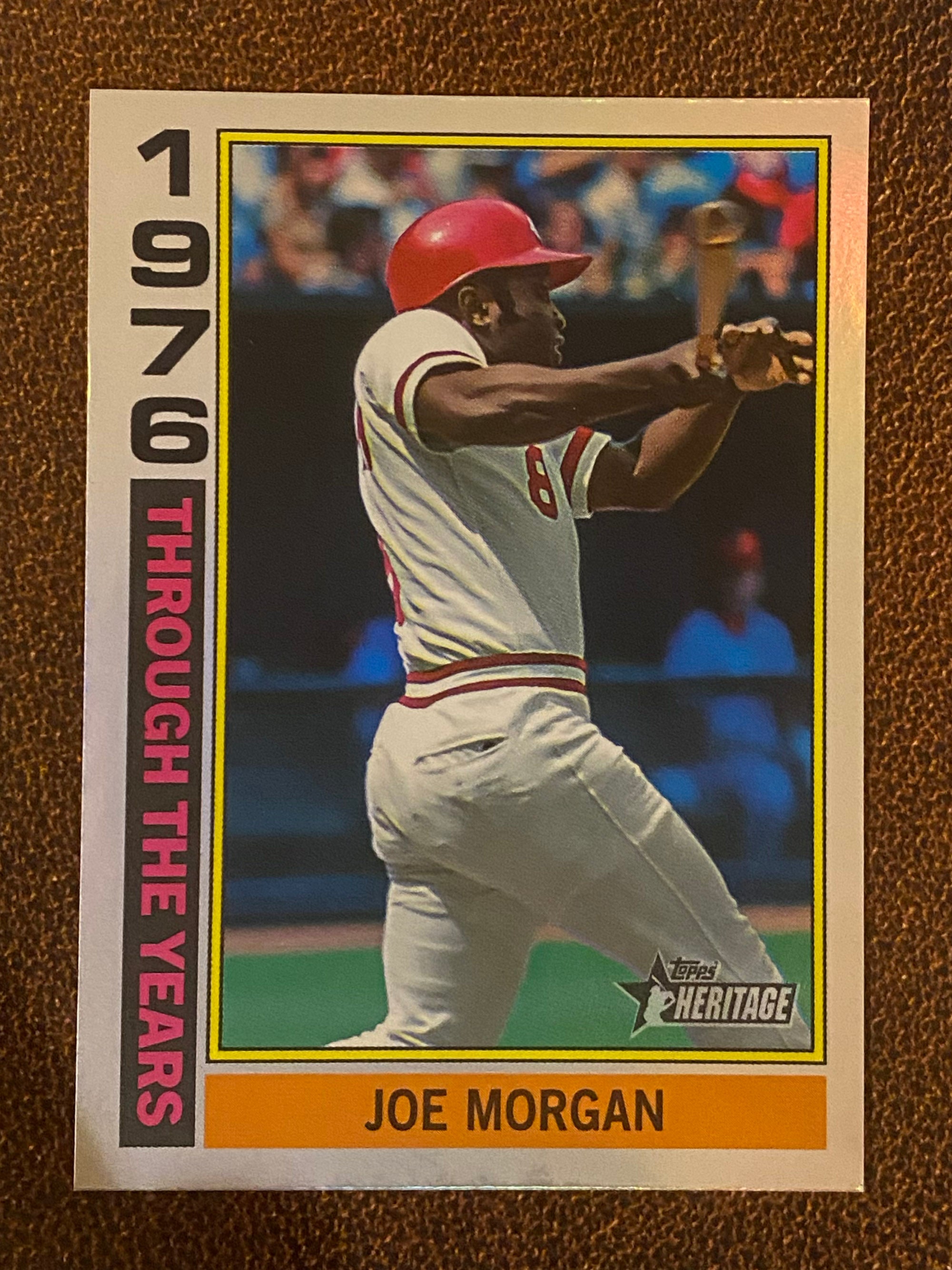 Joe Morgan - 2025 Topps Heritage - Through the Years Holographic - Red ...
