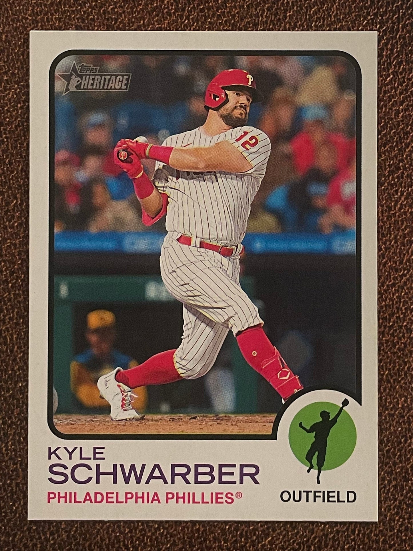 Kyle Schwarber - 2022 Topps Heritage High Number - Short Print - Phillies