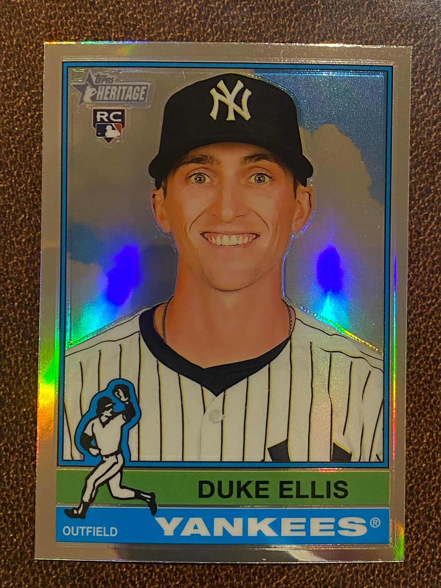 Duke Ellis - 2025 Topps Heritage - Refractor - Yankees