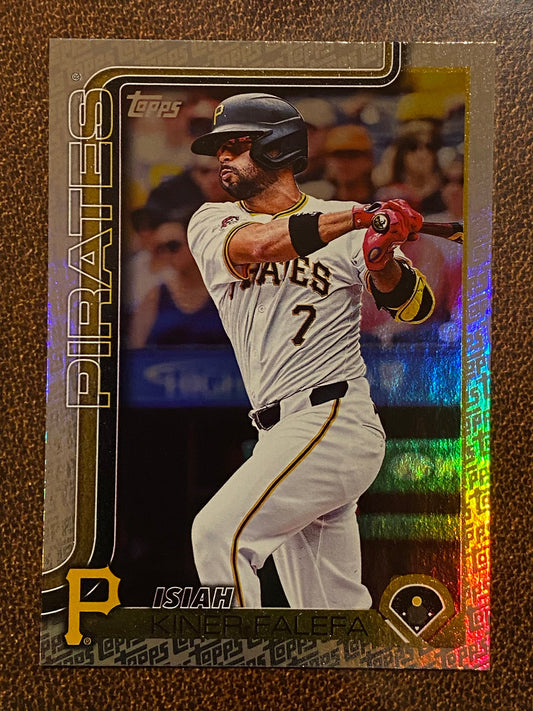 Isiah Kiner Falefa - 2025 Topps Series 2 - Fanatics Exclusive Topps Foil Border - Pirates