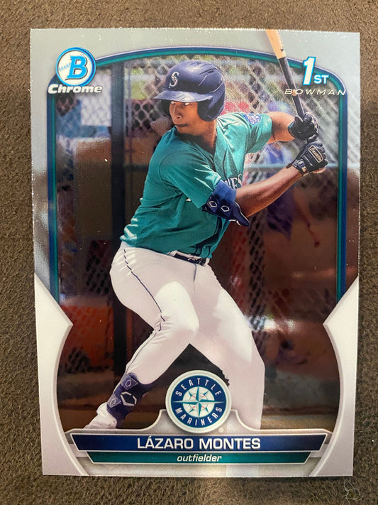 Lazaro Montes - 2023 Bowman - 1st Chrome - Mariners