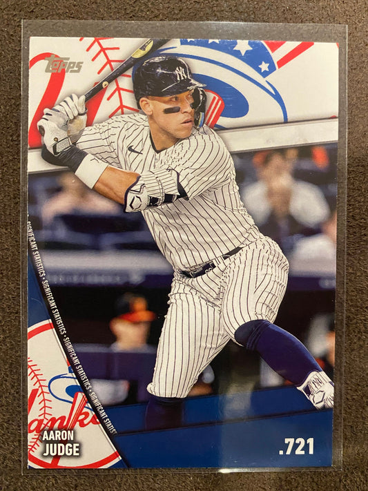 Aaron Judge - 2024 Topps Series 2 - Significant Statistics (Xslug) - Yankees