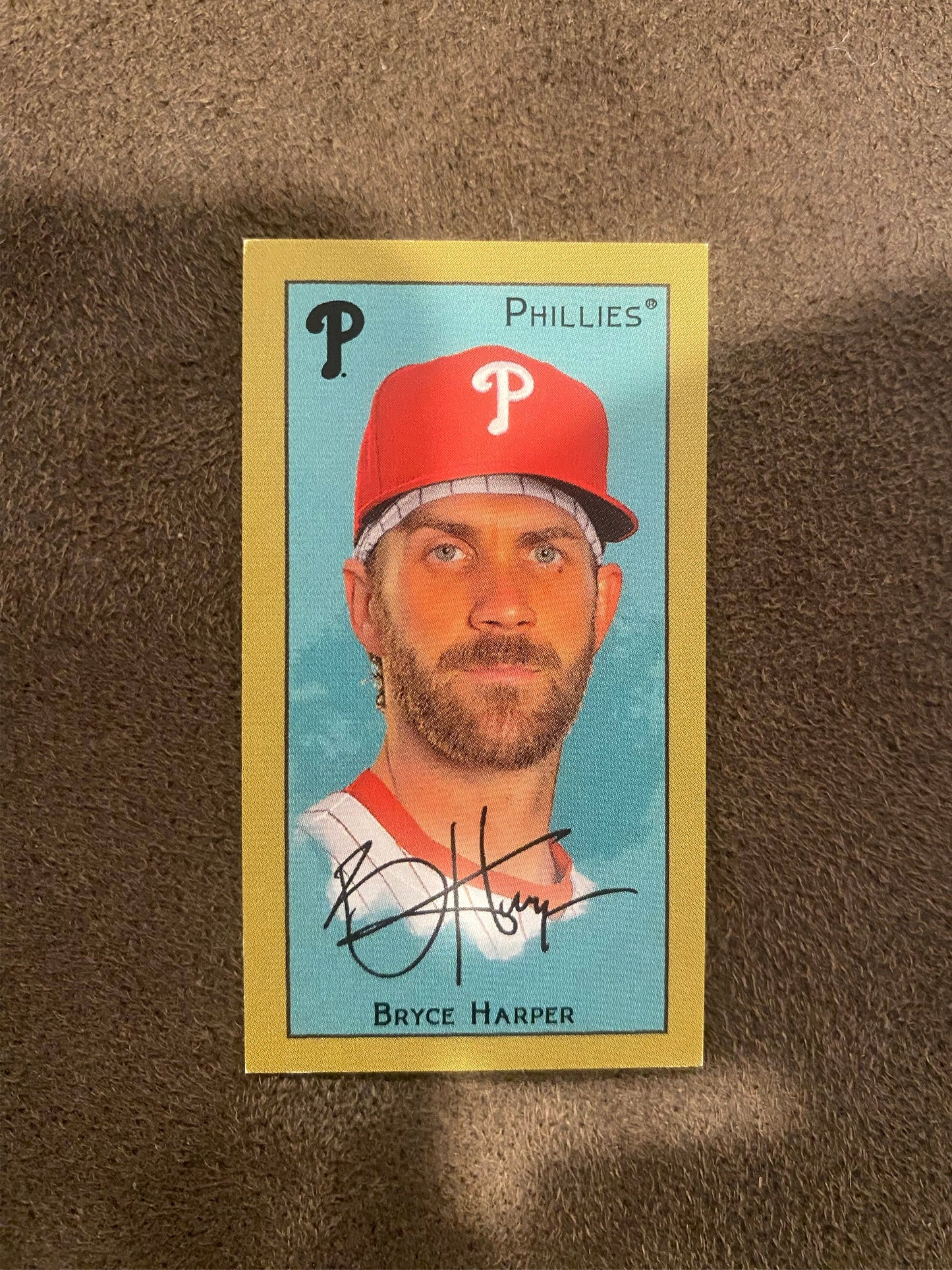 Bryce Harper - 2025 Topps T205 Mini - Piedmont Back (**Corner Whiting**) - Phillies