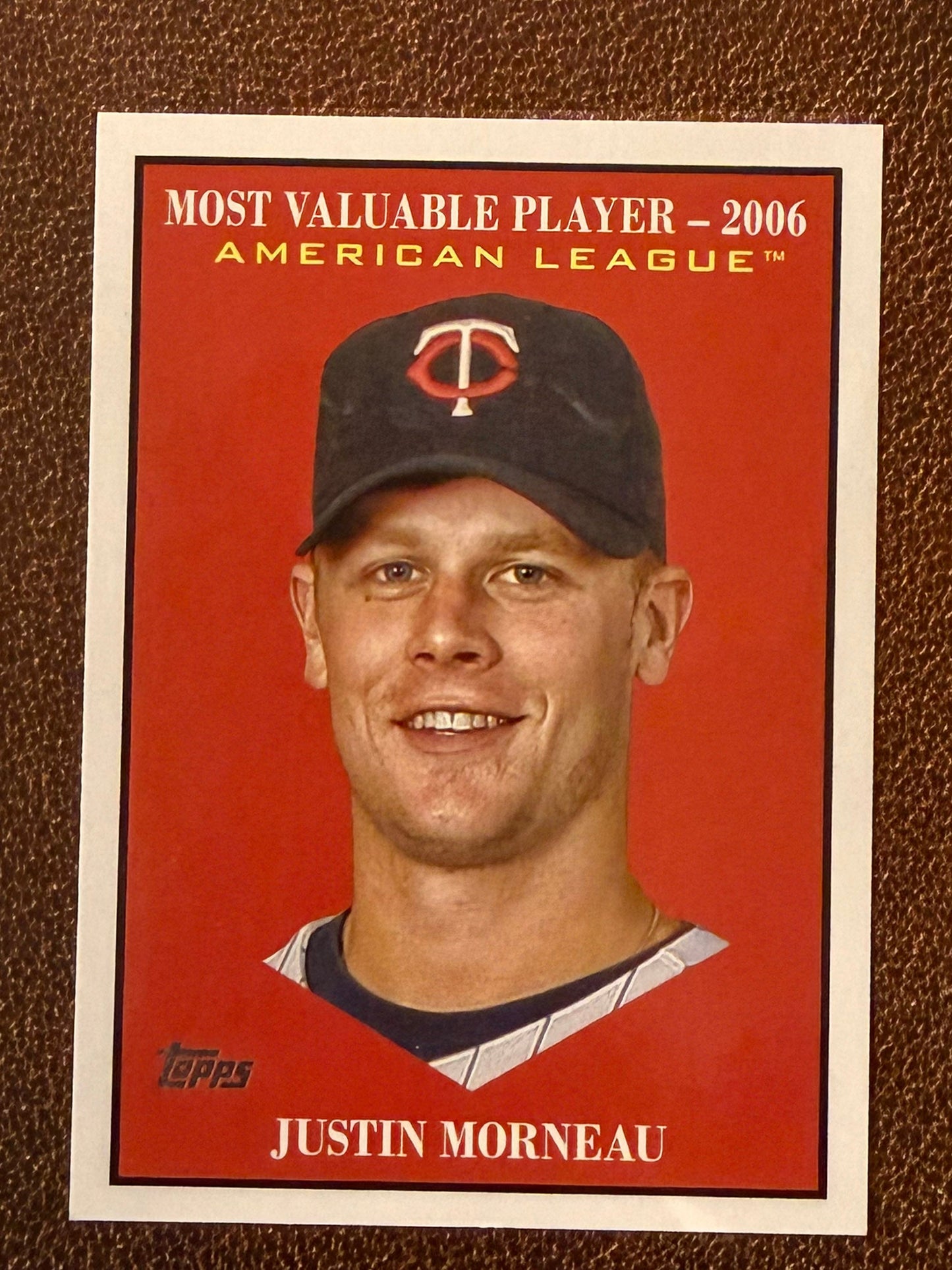 Justin Morneau - 2025 Topps Update - MVP Insert - Twins