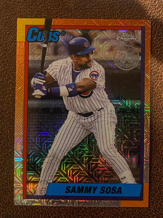 Sammy Sosa - 2025 Topps Update - 1990 Mojo Refractor - Cubs