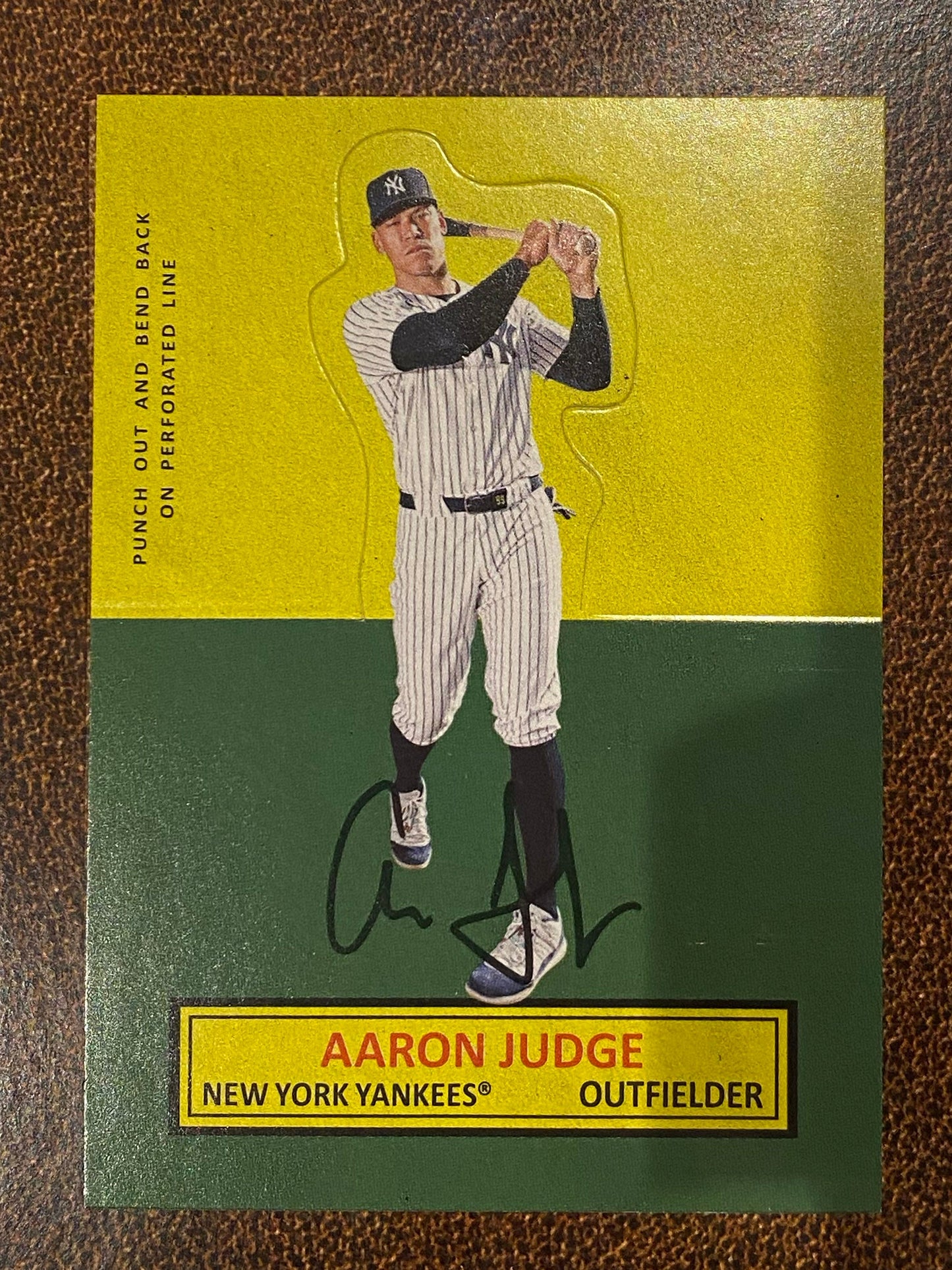 Aaron Judge - 2025 Topps Archives - Stand Ups Insert - Yankees