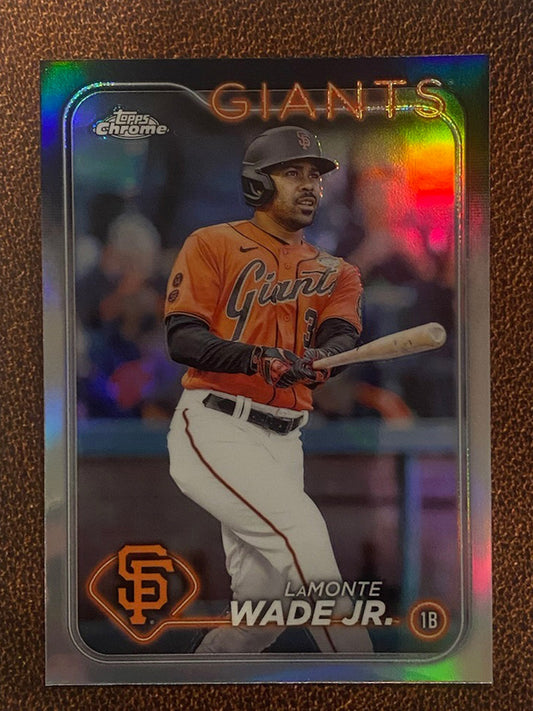 LaMonte Wade Jr. - 2024 Topps Chrome - Refractor - Giants