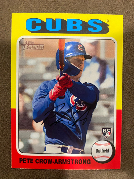 Pete Crow Armstrong - 2024 Topps Heritage - Base - Cubs