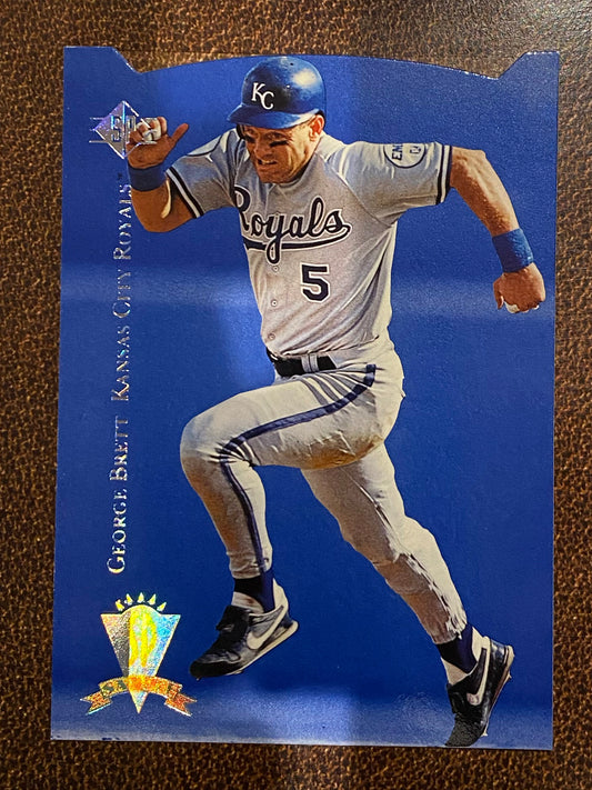 George Brett - 1995 Upper Deck SP - SP Salute Silver Parallel - Royals