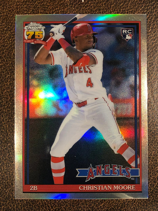 Christian Moore - 2026 Topps Chrome - 1991 Insert - Angels