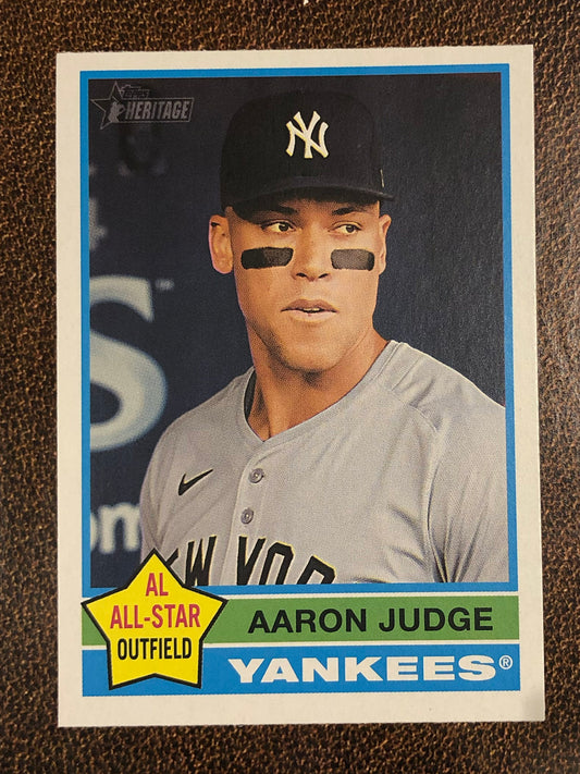 Aaron Judge - 2025 Topps Heritage - Base (#380) - Yankees