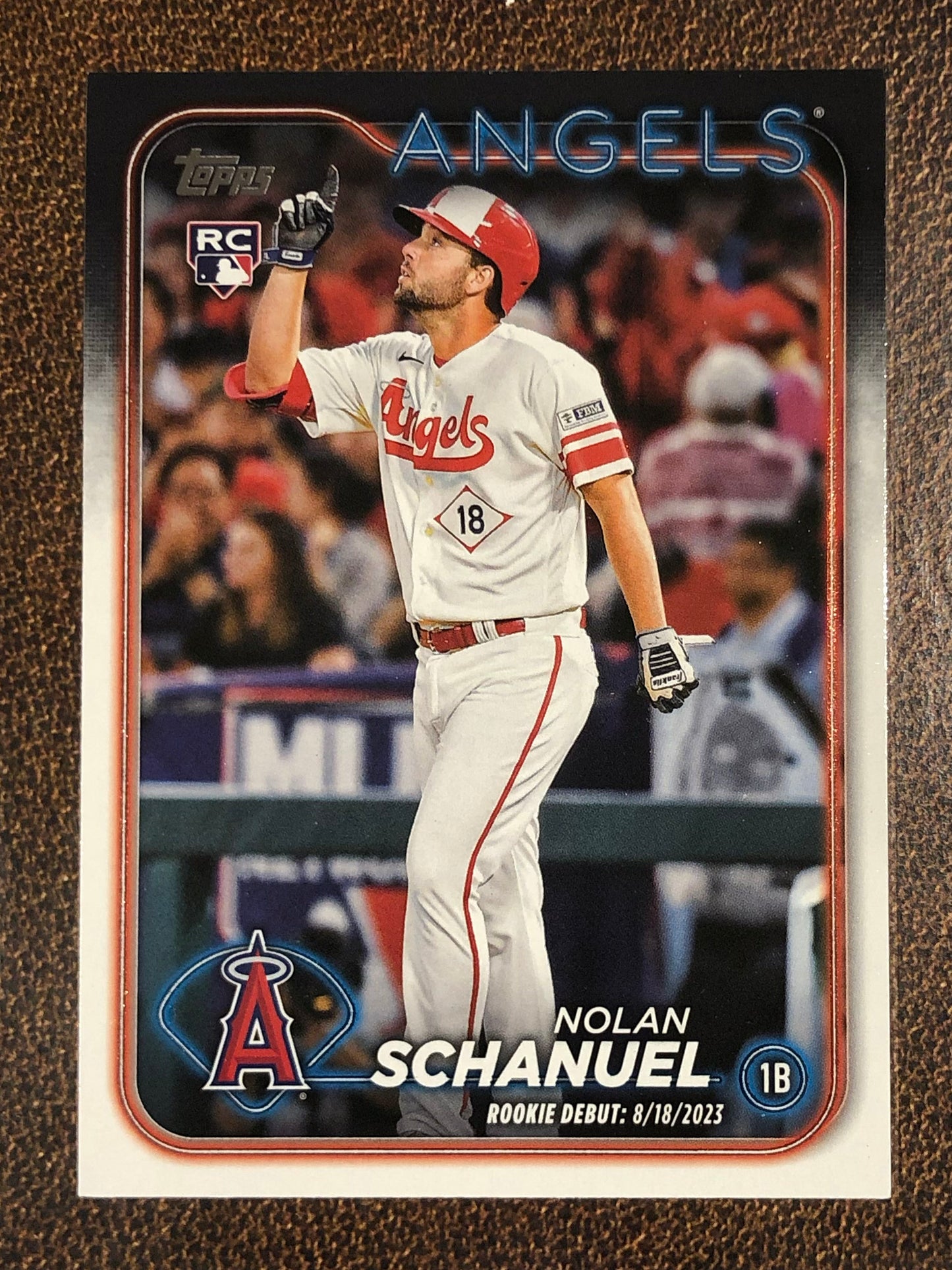 Nolan Schanuel - 2024 Topps Update - Rookie Debut Base - Angels