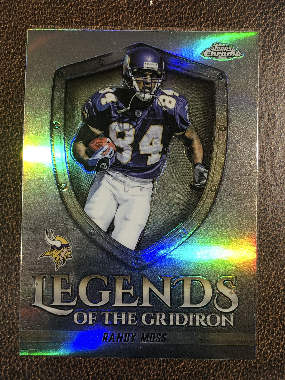 Randy Moss - 2025 Topps Chrome - Legends of the Gridiron Refractor - Vikings