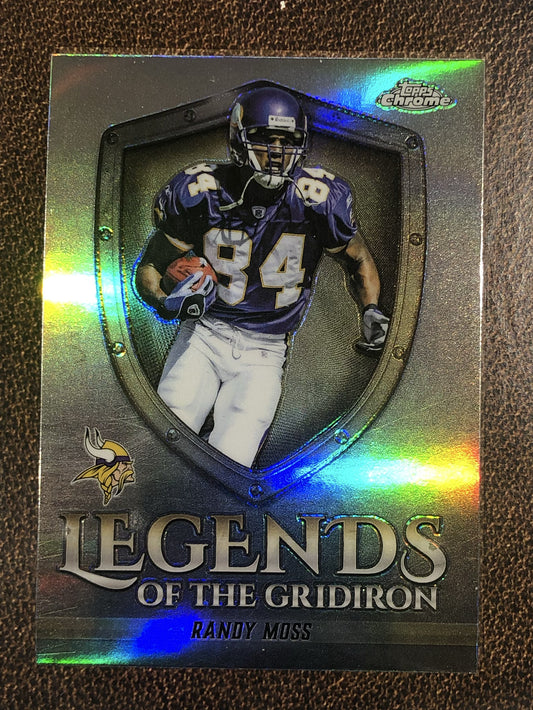 Randy Moss - 2025 Topps Chrome - Legends of the Gridiron Refractor - Vikings
