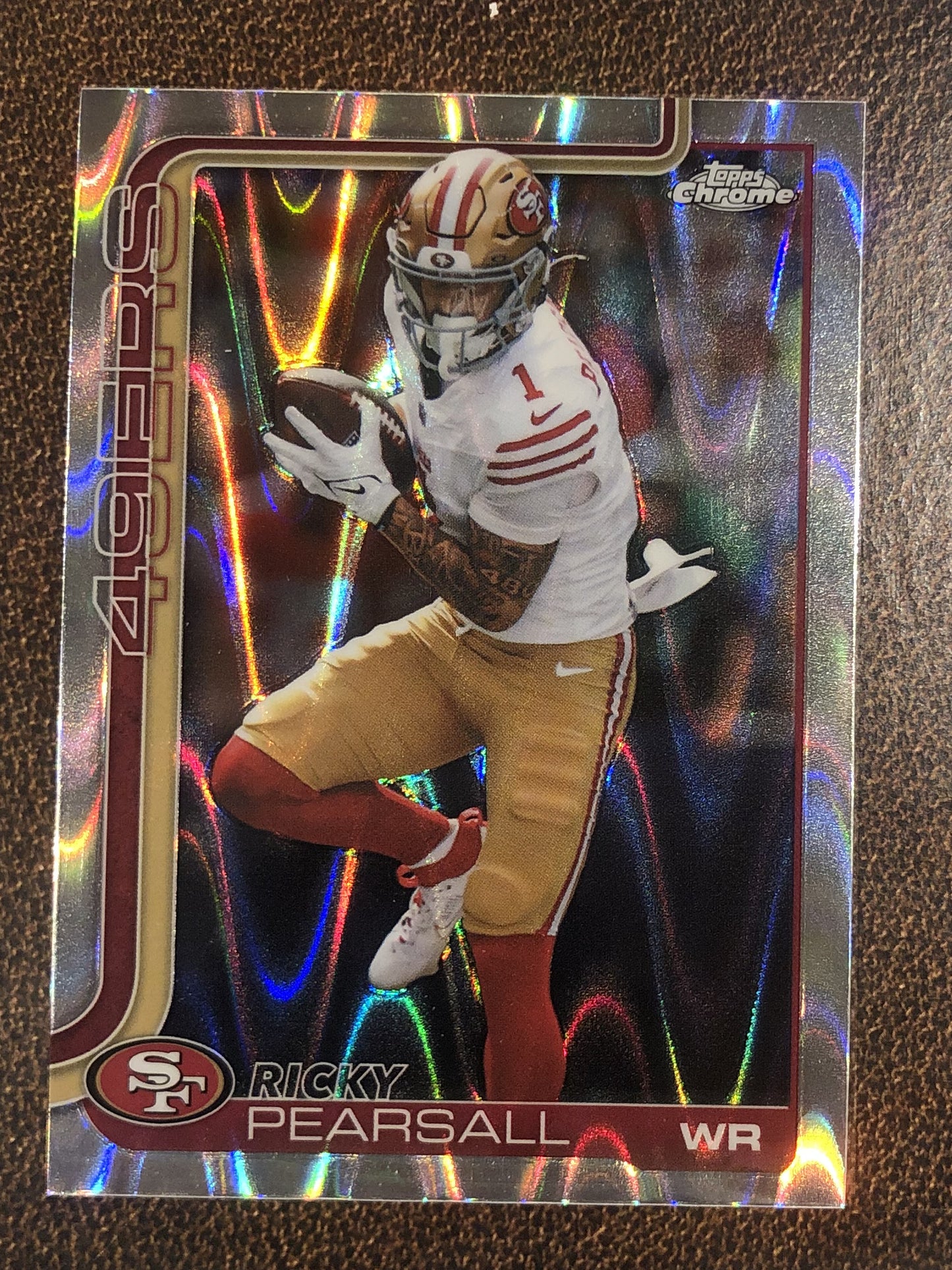 Ricky Pearsall - 2025 Topps Chrome - Raywave Refractor - 49ers