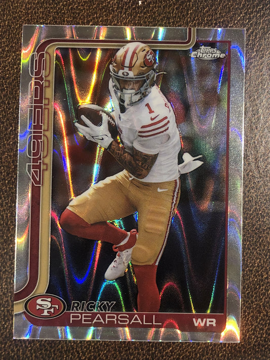 Ricky Pearsall - 2025 Topps Chrome - Raywave Refractor - 49ers