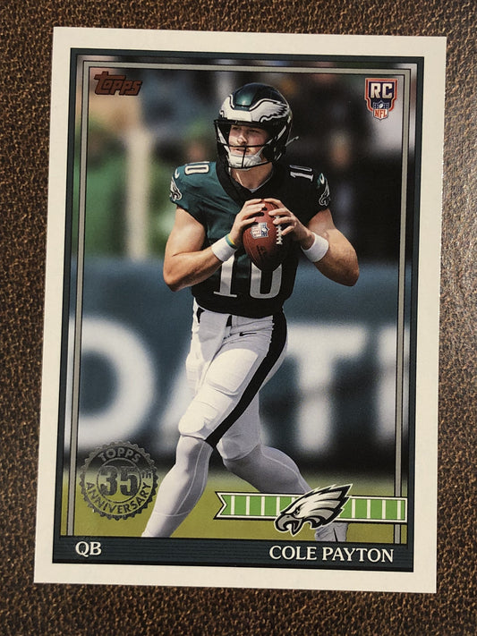 Cole Payton - 2026 Topps Flagship - 1991 Insert - Eagles