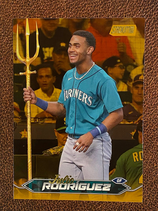 Julio Rodriguez - 2024 Topps Stadium Club - Gold Foil - Mariners