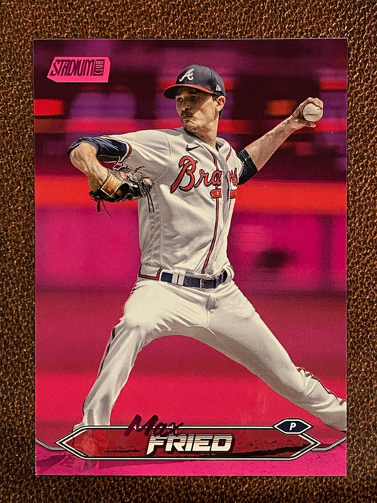 Max Fried - 2024 Topps Stadium Club - Pink Foil - Braves