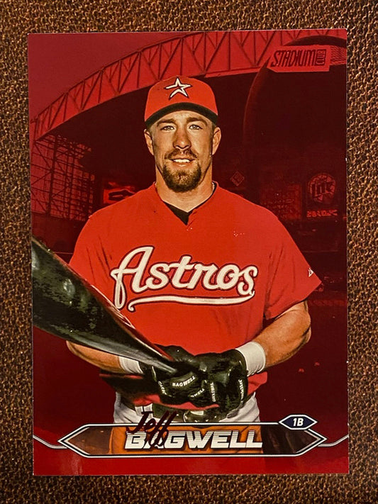 Jeff Bagwell - 2024 Topps Stadium Club - Red Foil - Astros