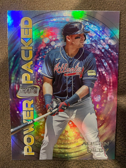 Austin Riley - 2024 Topps Stadium Club - Power Packed - Braves