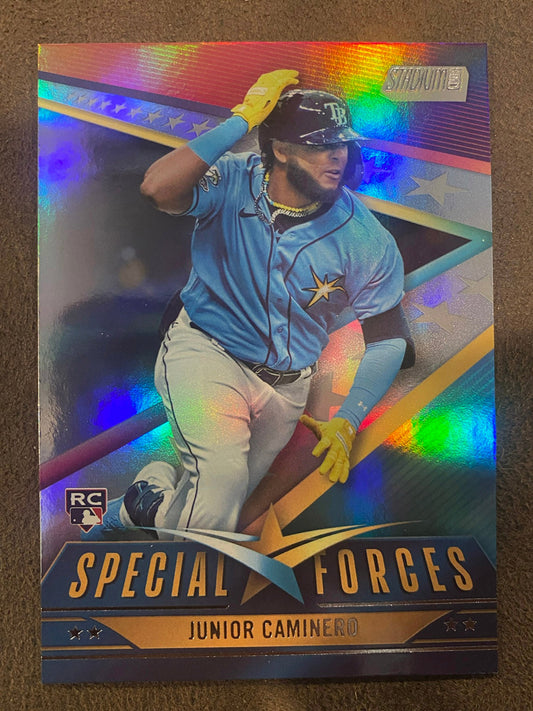 Junior Caminero - 2024 Topps Stadium Club - Special Forces - Rays