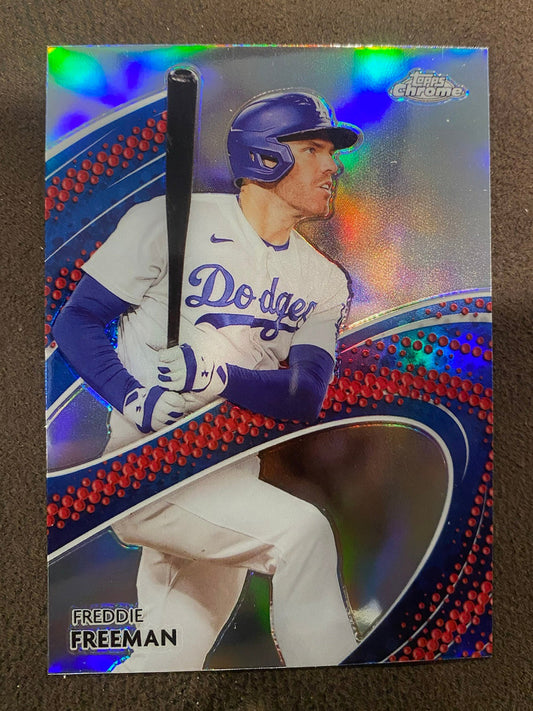 Freddie Freeman - 2024 Topps Chrome - Strokes - Dodgers