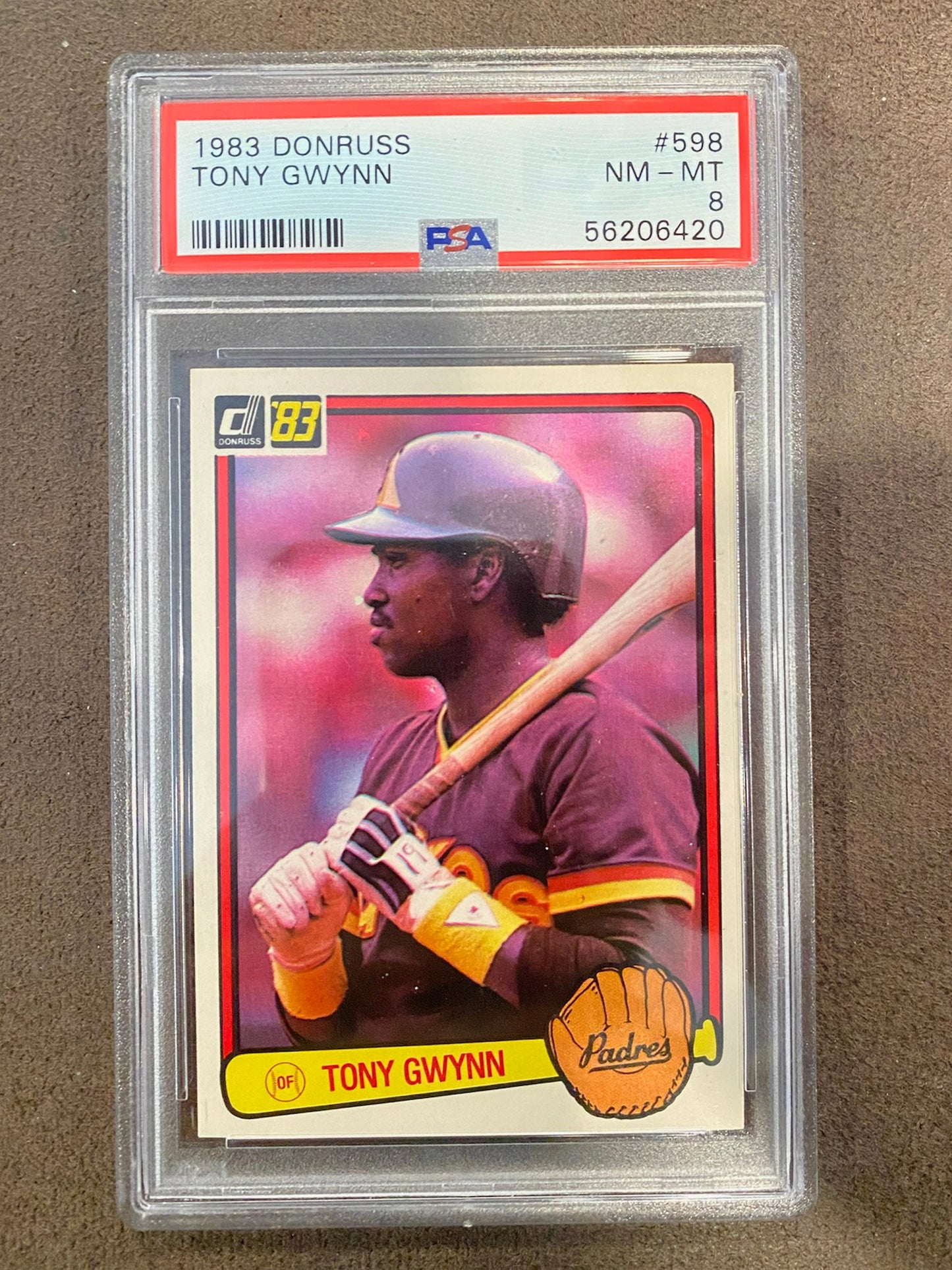 Tony Gwynn - 1983 Donruss - Basecard (PSA 8) - Padres