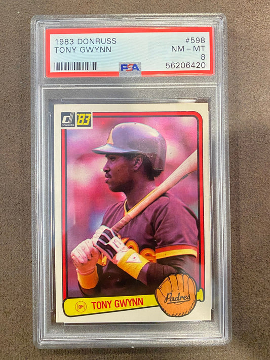 Tony Gwynn - 1983 Donruss - Basecard (PSA 8) - Padres