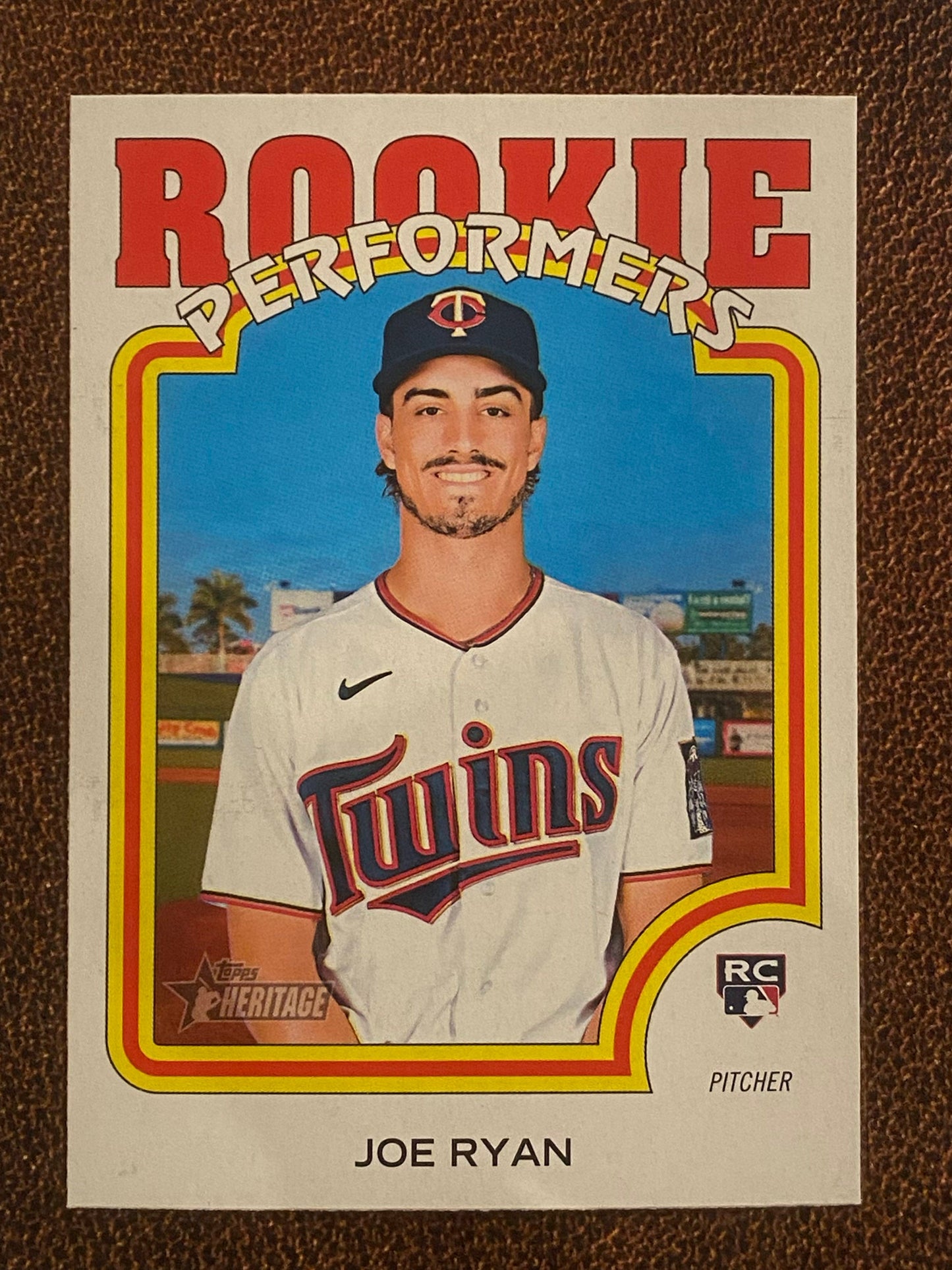 Joe Ryan - 2022 Topps Heritage High Number - Rookie Performers - Twins