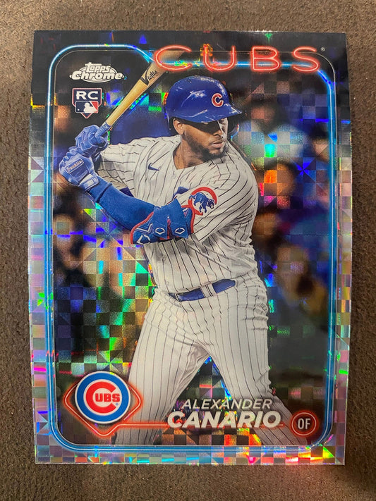 Alexande Canario - 2024 Topps Chrome - XFractor - Cubs