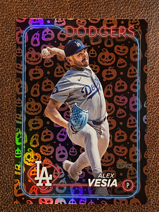 Alex Vesia - 2024 Topps Update - Halloween Jack O’ Lantern SP - Dodgers