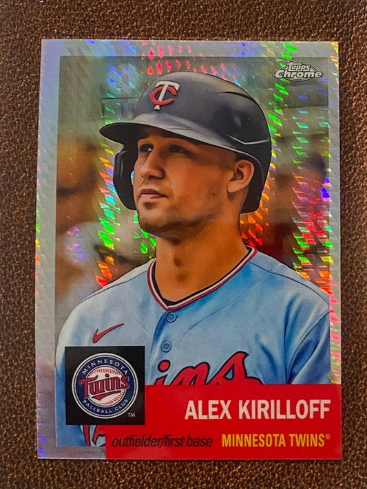 Alex Kirilloff - 2022 Topps Chrome Platinum Anniversary - Prism Refractor - Twins