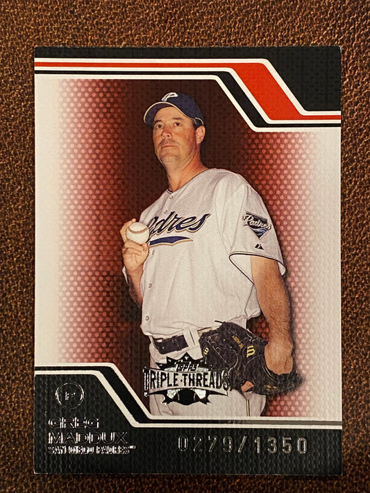 Greg Maddux - 2008 Topps Triple Threads - /1350 - Padres
