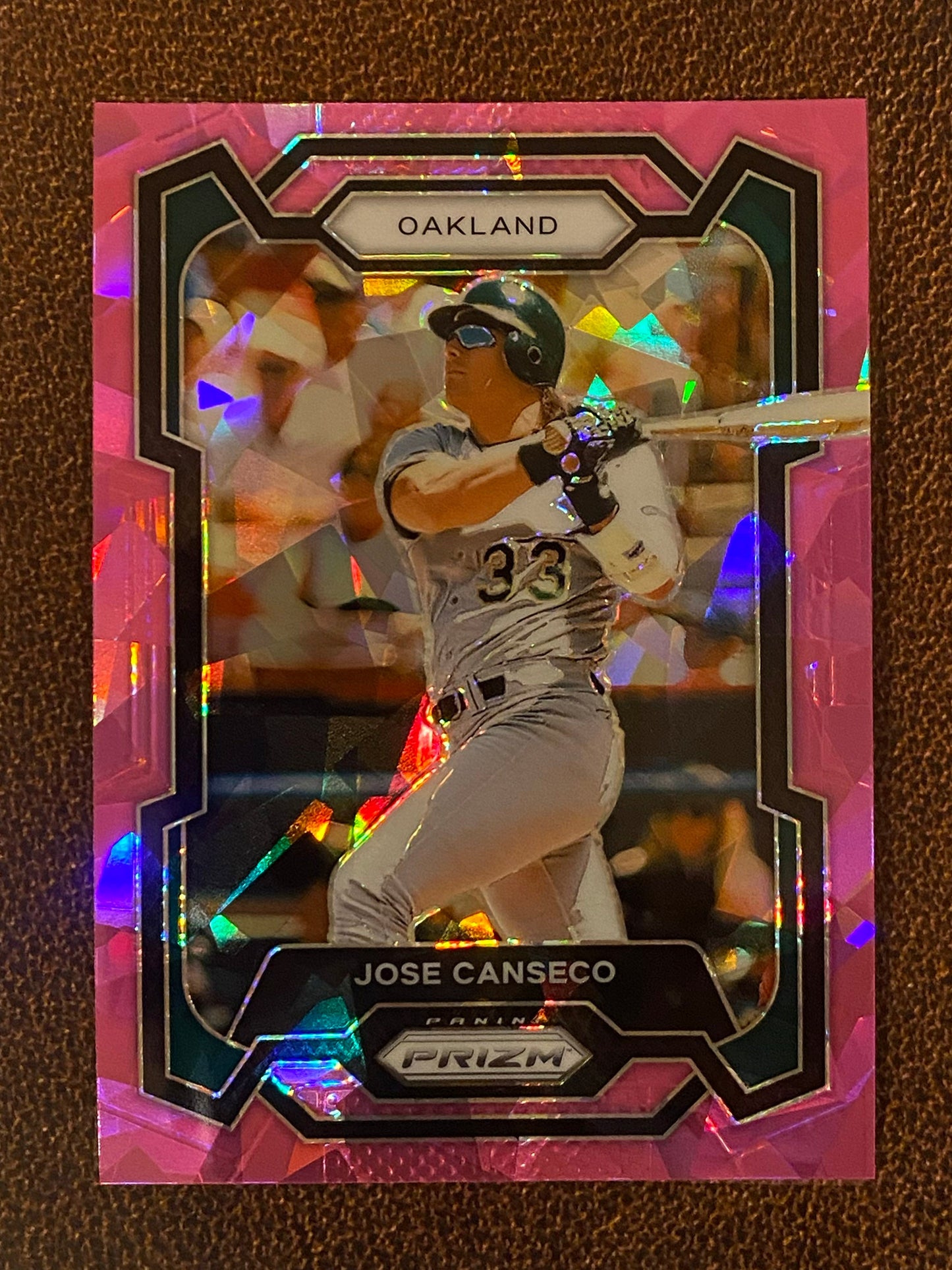 Jose Canseco - 2024 Panini Prizm - Pink Ice Mega - Athletics