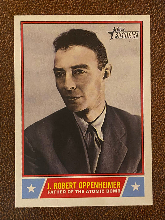 J. Robert Oppenheimer - 2025 Topps Heritage - Notable Americans (NS-59)