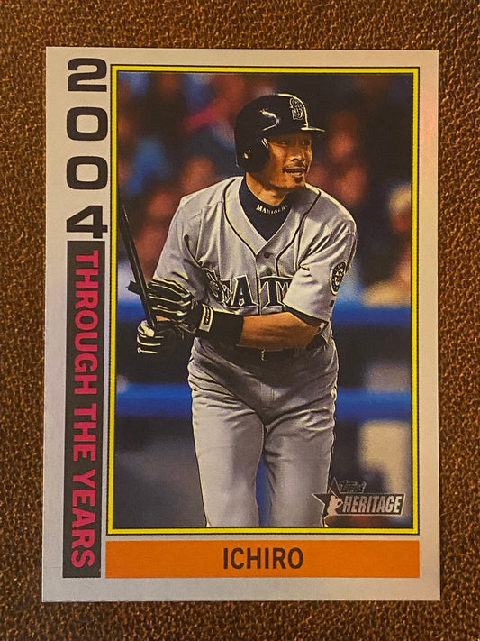 Ichiro - 2025 Topps Heritage - Through the Years Holographic - Mariners