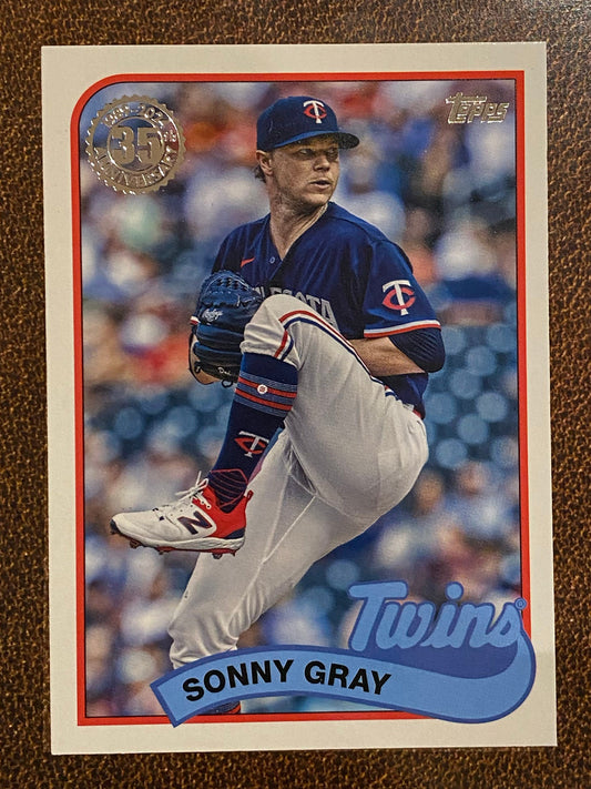 Sonny Gray - 2024 Topps Series1 - 1989 Inserts - Twins