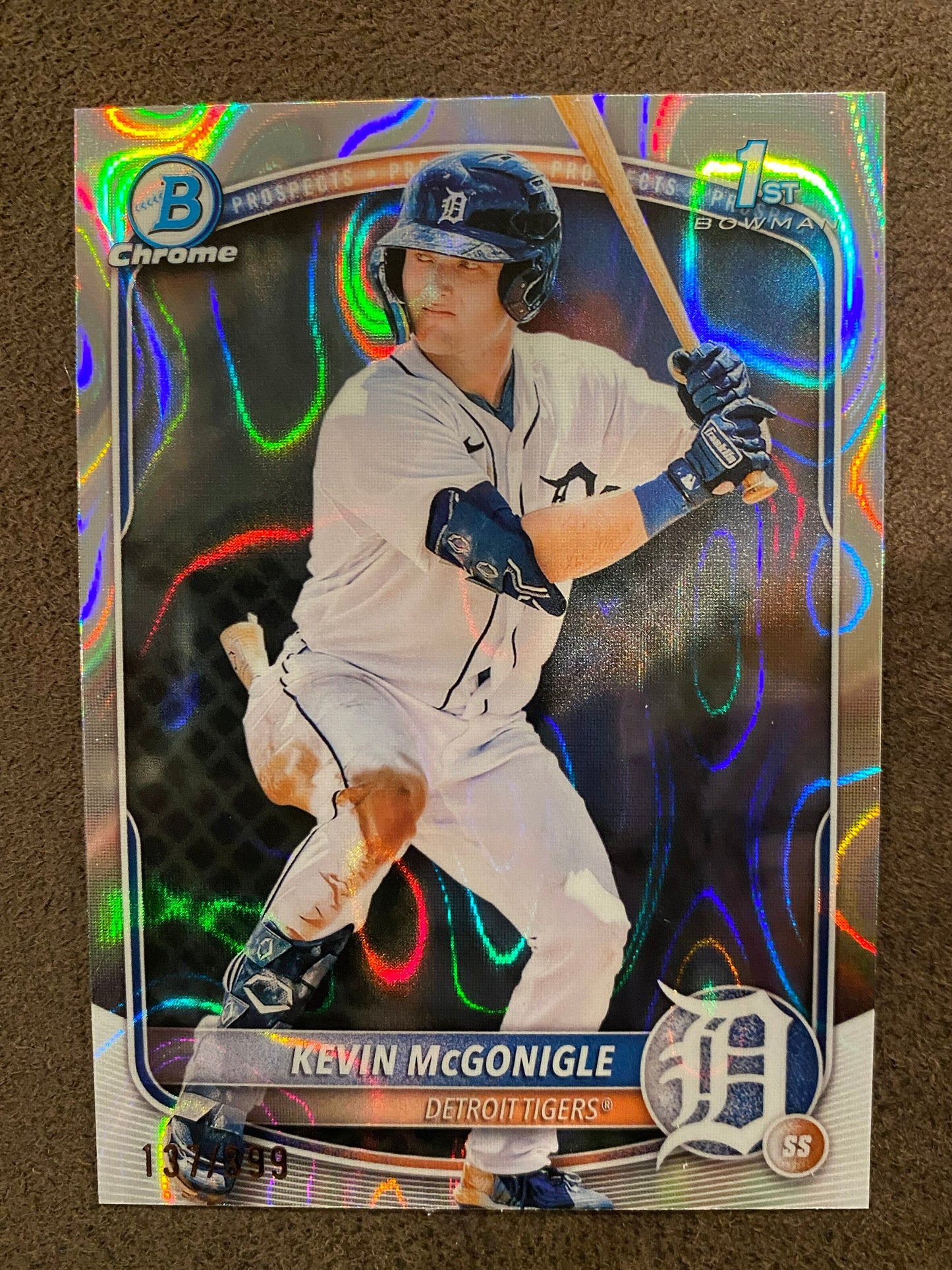 Kevin McGonigle - 2025 Bowman - Lava /399 - Tigers