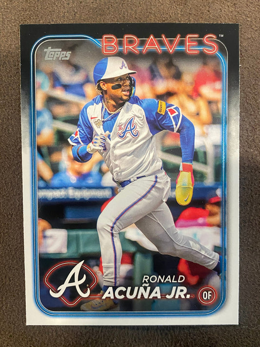 Ronald Acuña Jr. - 2024 Topps Series 1 - Base card - Braves