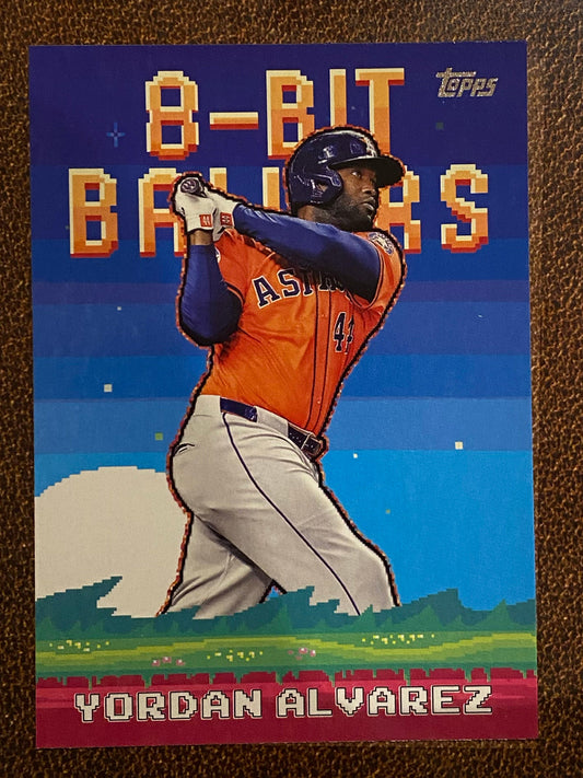 Yordan Alvarez - 2025 Topps Series 1 - 8-Bit Baller - Astros