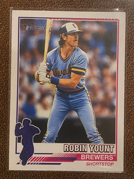 Robin Yount - 2025 Topps Heritage - Redefined - Brewers