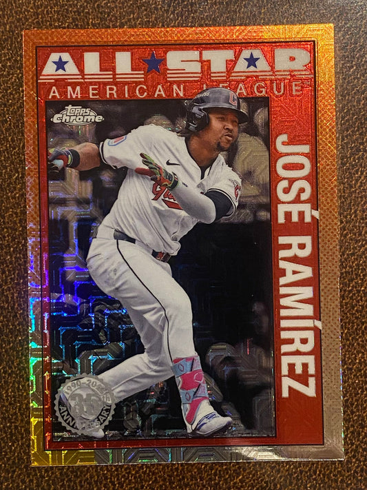 Jose Ramirez - 2025 Topps Series 2 - 1990 All Star Mojo Refractor - Guardians