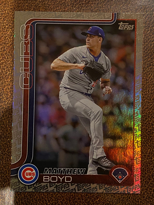 Matthew Boyd - 2025 Topps Series 2 - Fanatics Exclusive Topps Foil Border - Cubs