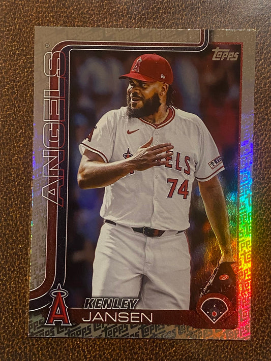 Kenley Jansen - 2025 Topps Series 2 - Fanatics Exclusive Topps Foil Border - Angels