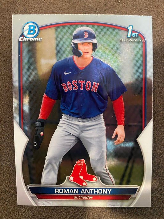 Roman Anthony - 2023 Bowman - 1st Chrome - Red Sox